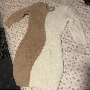 fall sweater pencil dress